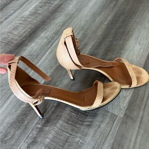 Givenchy Textured Tan Heels